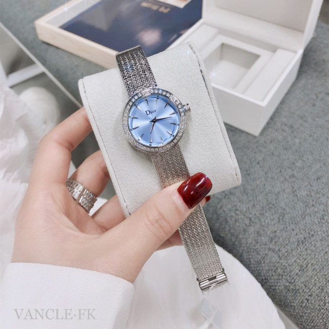 Dior Womens Watch Luxury Brand Design Fashion Type with Original Box La Mini D de Dior Satine Whatapp