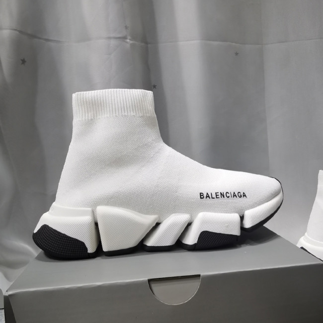 Balenciaga Men Shoes Sneakers Breathable Design Luxury Brand MEN'S SPEED 2.0 SNEAKER IN BLACK with Original Box Speed Sneakers Whatapp