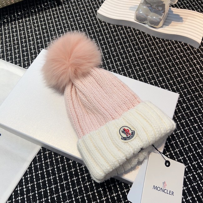 Moncler Mens Womens Hats Luxury Brand Design Moncler Knit Hat with Original Box