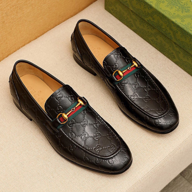 Gucci Mens Shoes Leather Design Luxury Brand Business Dress Shoes for Men with Original Box Whatapp