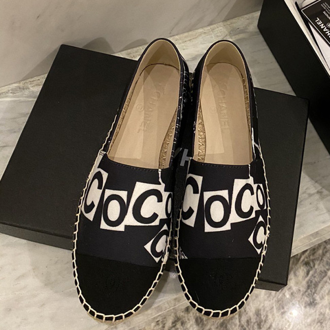 Chanel Women Shoes Fashion Espadrille Luxury Brand Casual Shoes for Women ESPADRILLE with Original Box Espadrilles Whatapp