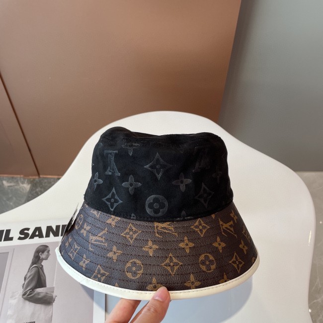 Louis Vuitton Womens Mens Cap Bucket Hat Luxury Brand with Original Box