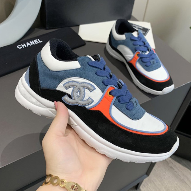 Chanel Women Shoes Sneakers Lace-Up Design Luminous Luxury Brand Sports Shoes with Original Box Whatapp