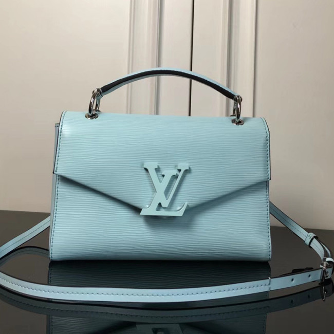 Louis Vuitton Womens Shoulder Bags Handbags Luxury Brand Fashion POCHETTE GRENELLE M55981 Seaside Blue Epi grained cowhide leather Whatapp