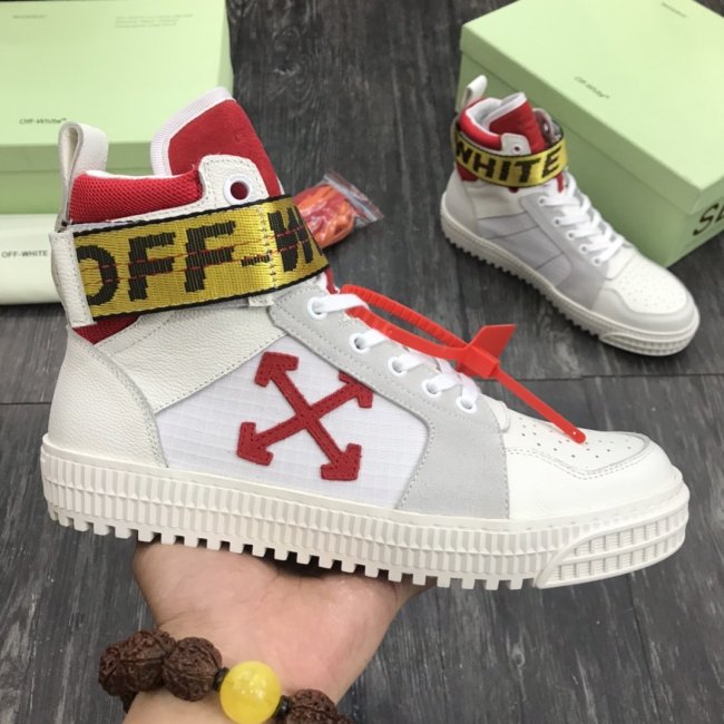 Off-White Men Womens Shoes High Top Sneakers Luxury Brand Whatapp