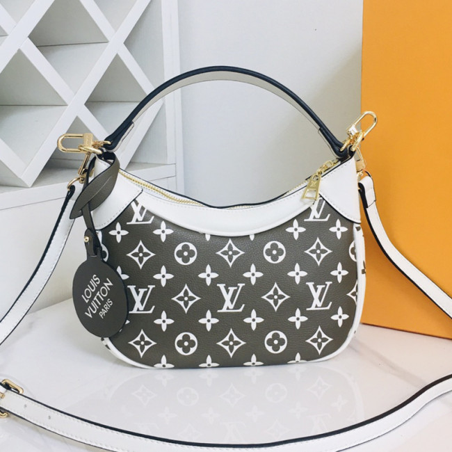 Louis Vuitton Womens Bags Handbags Luxury Brand LV BAGATELLE M46113 with Original Box Printed and embossed grained cowhide leather Whatapp