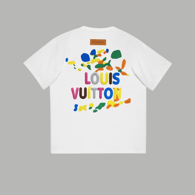 Louis Vuitton Luxury Brand Men Womens Short Sleeve T-Shirt Whatapp