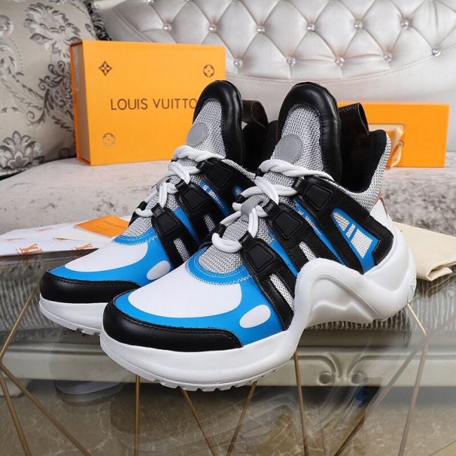 Louis Vuitton Women Shoes Sneakers Luxury Brand Design Fashion LV ARCHLIGHT SNEAKER with Original Box Whatapp