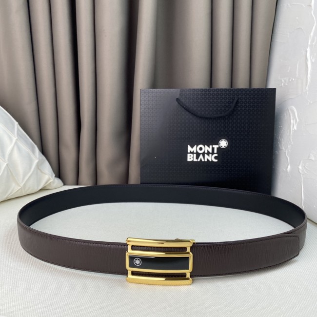 Montblanc Mens Leather Belts Luxury Brand Design Fashion Type with Original Box Whatapp