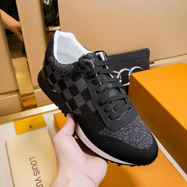 Louis Vuitton Mens Shoes Run Away Sneaker Luxury Brand with Original Box Sports Shoes Whatapp