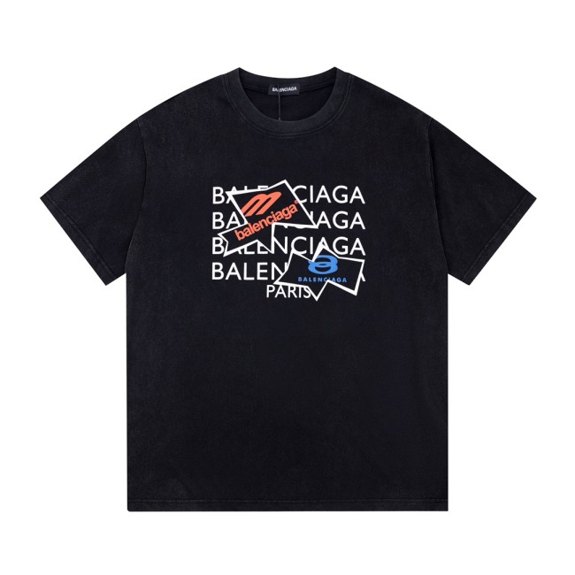 Balenciaga Luxury Brand Women Mens Short Sleeve T-Shirt Whatapp