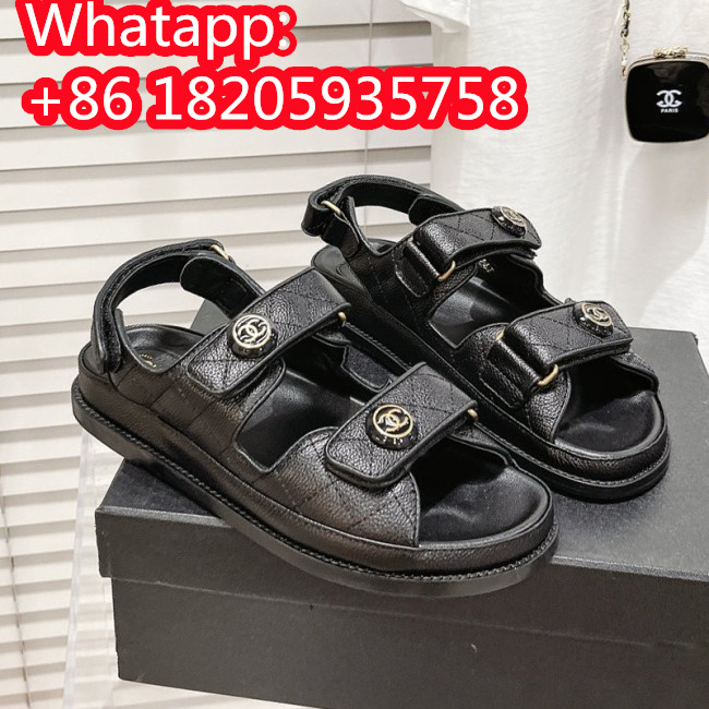 Chanel Womens Shoes Sandals Slippers Luxury Brand Design with Original Box Whatapp