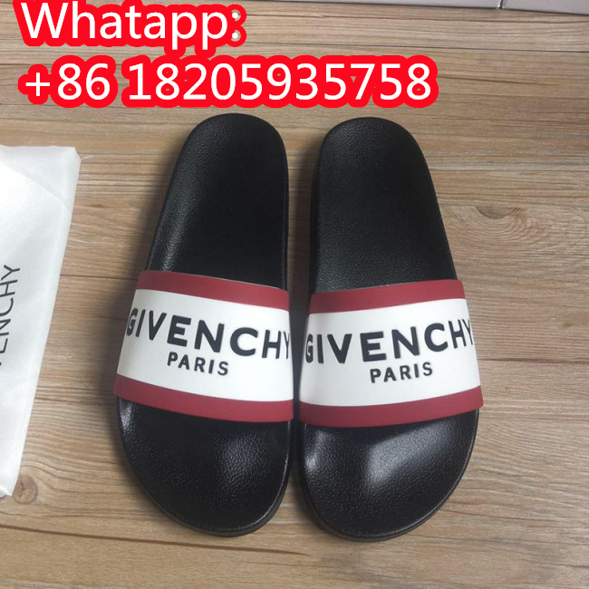 Givenchy Men Shoes Flat Sandals Flip Flop Slippers Luxury Brand with Original Box Whatapp