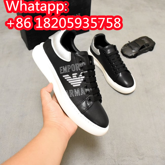 Armani Men Shoes Sneakers Fashion Design Luxury Brand Design Whatapp