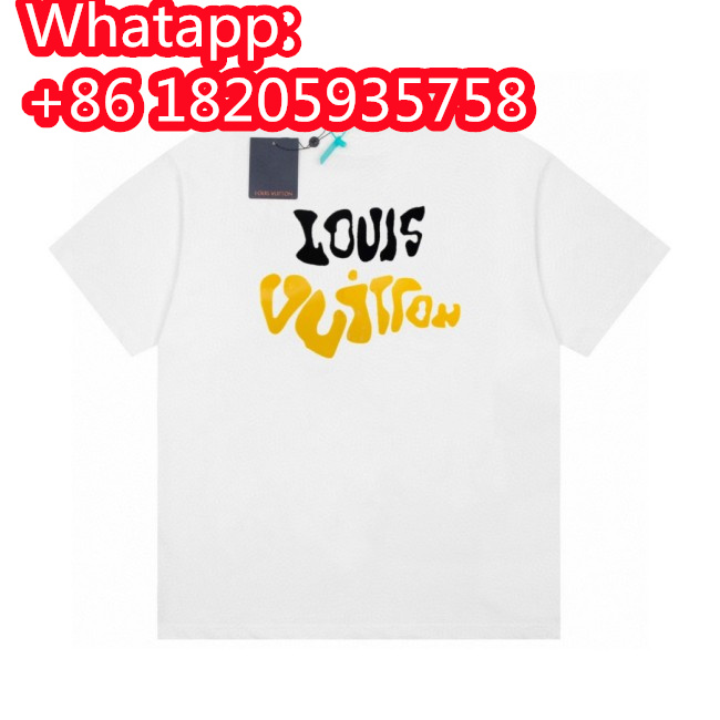 Louis Vuitton Luxury Brand Men Womens Short Sleeve T-Shirt Whatapp