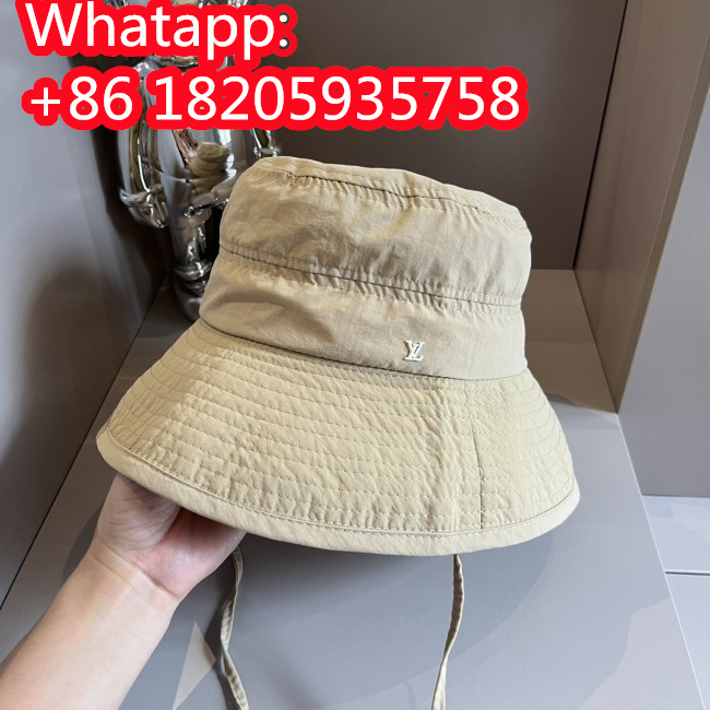 Louis Vuitton Womens Mens Cap Bucket Hat Luxury Brand with Original Box