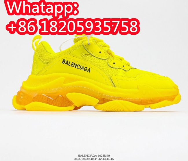 Balenciaga Womens Shoes Sneakers Luxury Brand Triple S Sneaker with Original Box 3028M49 Whatapp