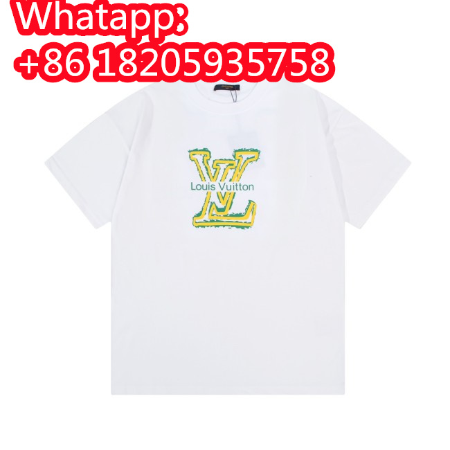 Louis Vuitton Luxury Brand Men Womens Short Sleeve T-Shirt Whatapp