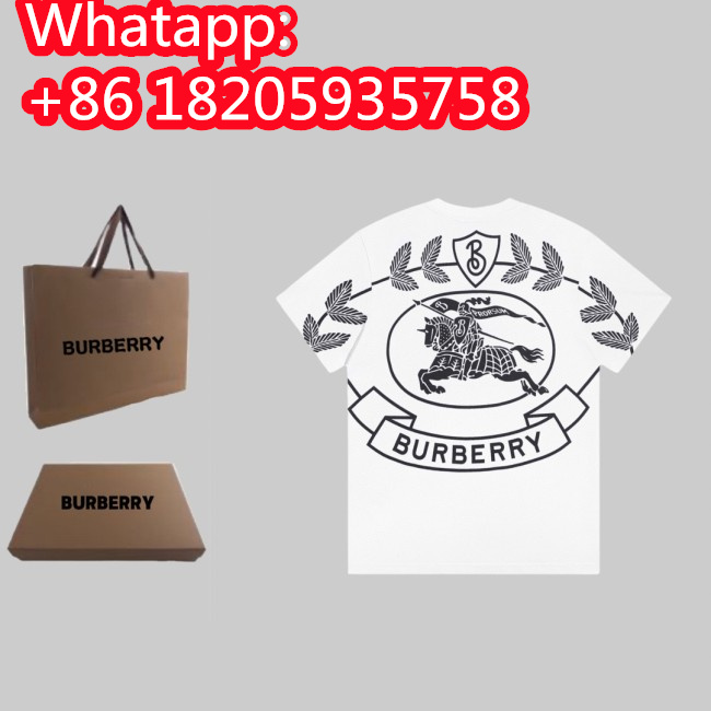 Burberry Luxury Brand Women Mens Short Sleeve T-Shirt Whatapp