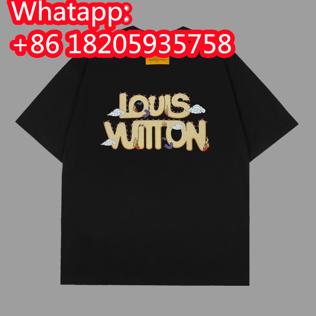 Louis Vuitton Luxury Brand Men Womens Short Sleeve T-Shirt Whatapp