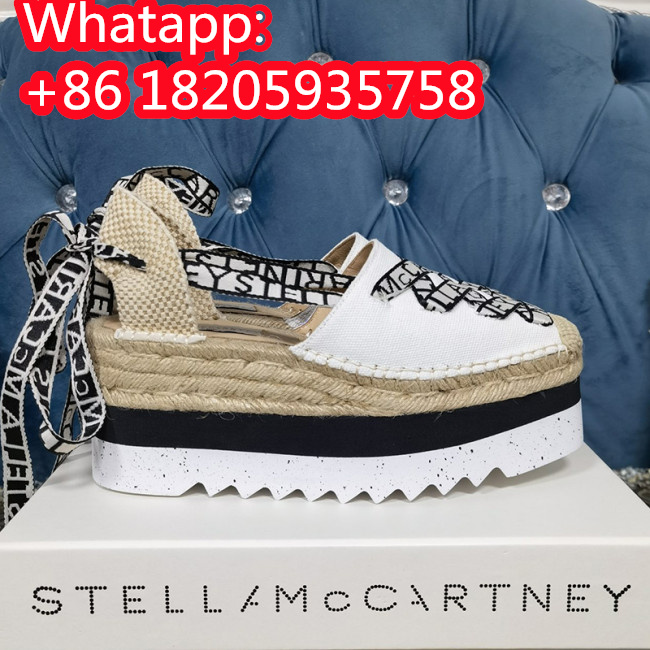 Stella Mccartney Womens Shoes Fashion Type with 7.5cm Heel Casual Shoes Luxury Brand with Original Box Whatapp