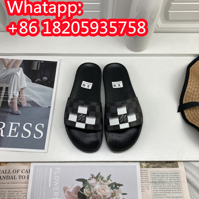 Louis Vuitton Men Womens Shoes Fashion Sandals WATERFRONT MULE Whatapp