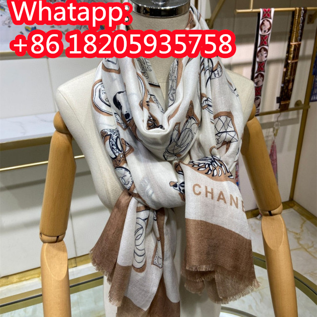 Chanel Scarves Womens Fashion Scarf with Original Box Whatapp