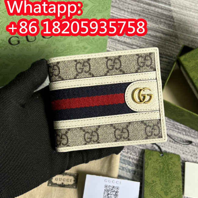 Gucci Mens Womens Wallet Animalier Leather Wallet Card Holders for Men Luxury Brand with Box GG Supreme Ophidia Wallet with Original Box 597606 96IWT 9794 Whatapp