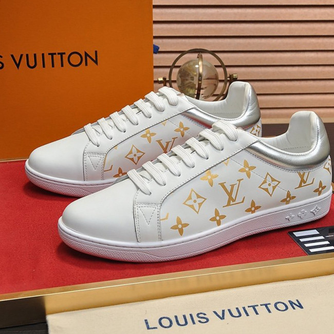 Louis Vuitton Men Shoes Fashion Sneakers LUXEMBOURG SNEAKER Monogram Luxury Brand with Original Box Whatapp