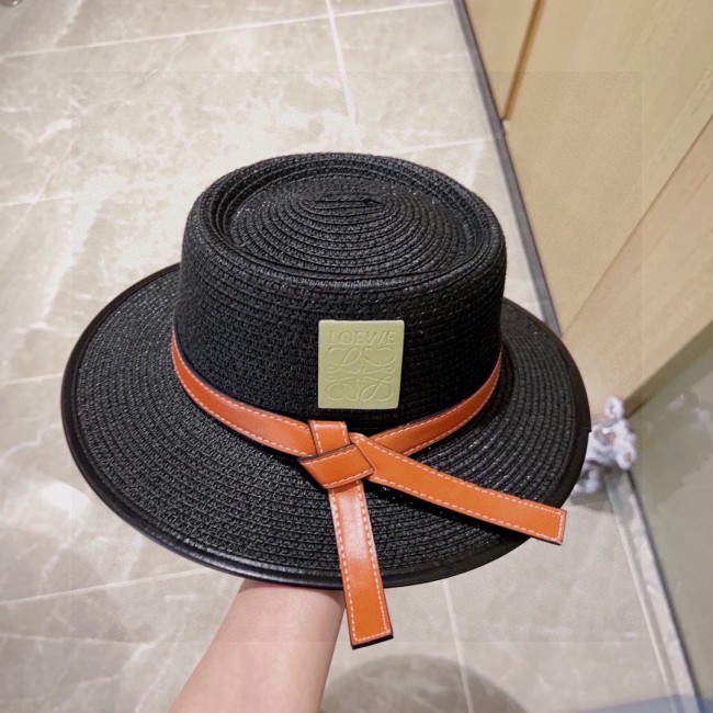 Loewe Womens Bucket Hat Luxury Brand Design Loewe Hats Straw Hat with Original Box