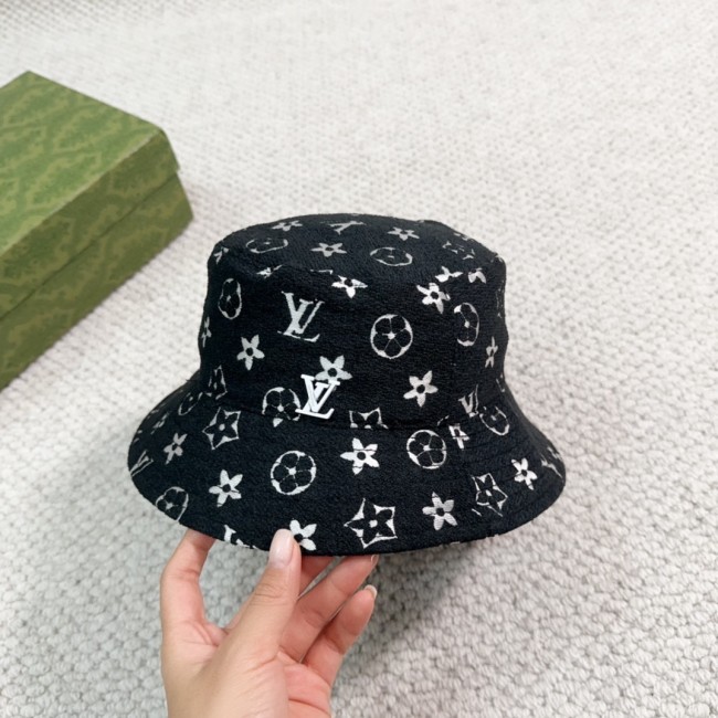 Louis Vuitton Womens Mens Cap Bucket Hat Luxury Brand with Original Box