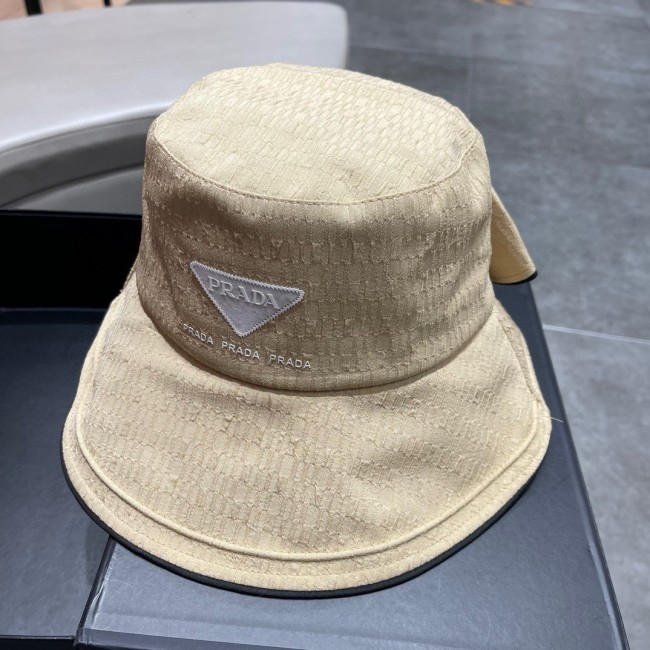 Prada Men Womens Hats Luxury Brand Design Prada Bucket Hat with Original Box