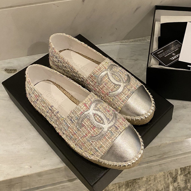 Chanel Women Shoes Fashion Espadrille Luxury Brand Casual Shoes for Women ESPADRILLE with Original Box Espadrilles Whatapp