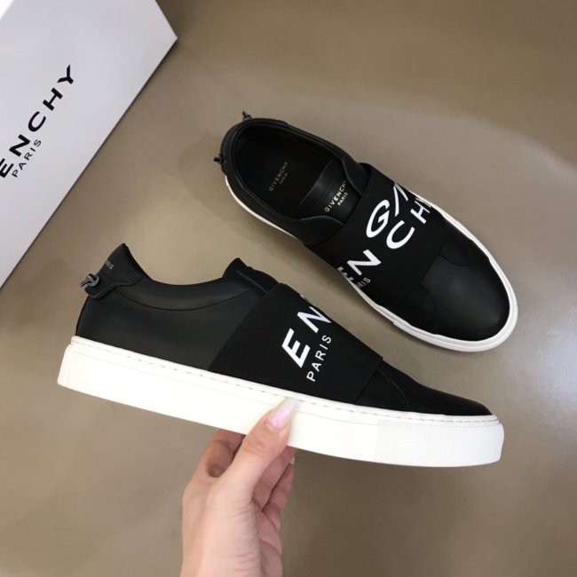 Givenchy Men Shoes Fashion Type Luxury Brand GIVENCHY SNEAKERS IN LEATHER WITH LATEX BAND with Original Box Whatapp