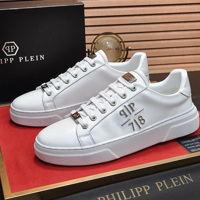 Philipp Plein Men Shoes Sneakers Low Top Sneaker Fashion Design Luxury Brand with Original Box Whatapp