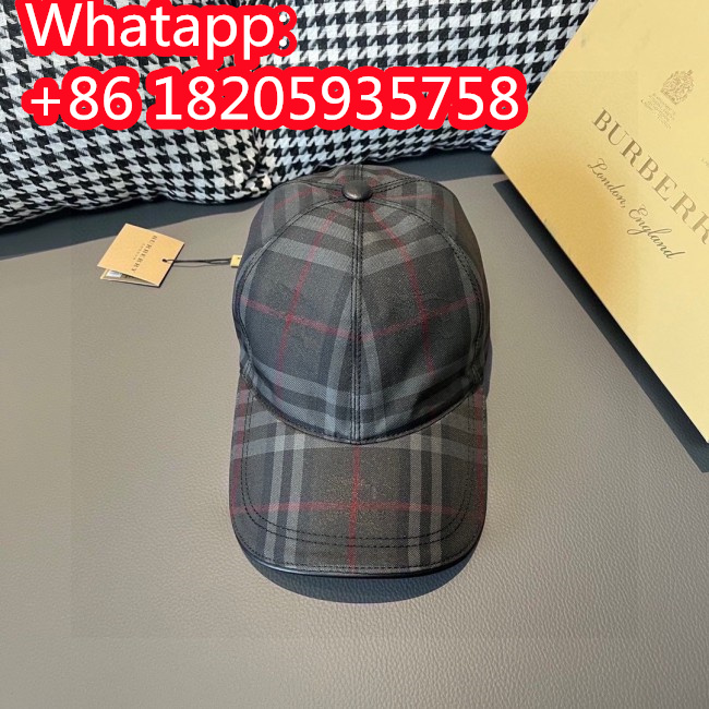 Burberry Womens Mens Cap Baseball Hat Luxury Brand with Original Box