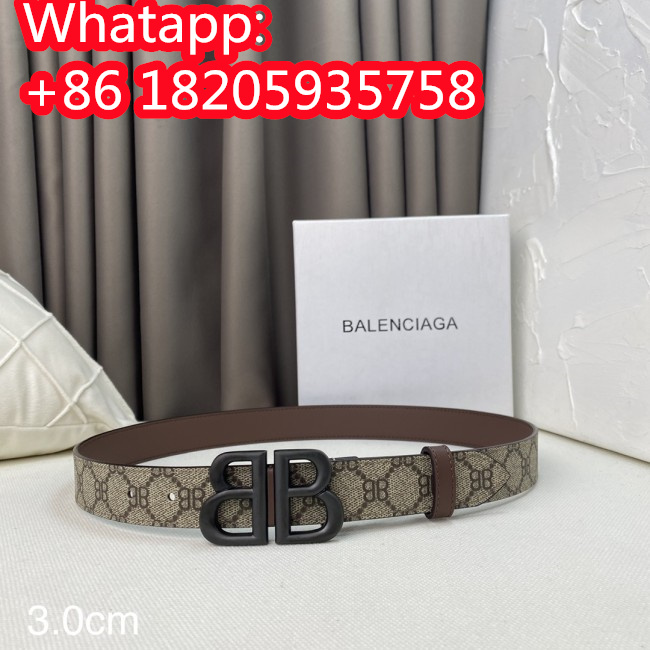 Balenciaga Womens Belt Luxury Brand Design Fashion Type with Original Box Whatapp