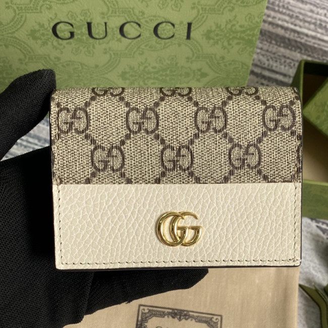 Gucci Womens Bags Wallets Leather Design Luxury Brand GG Marmont card case wallet with Original Box 658610 17WAG 5788 Whatapp