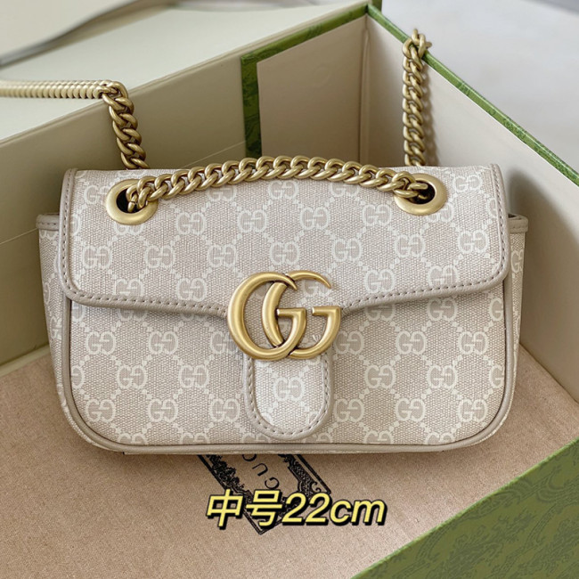 Gucci Womens Bags Shoulder Messenger Bag Luxury Brand Gucci GG Marmont matelassé mini bag with Original Box 446744 UM8AN 1711 Whatapp