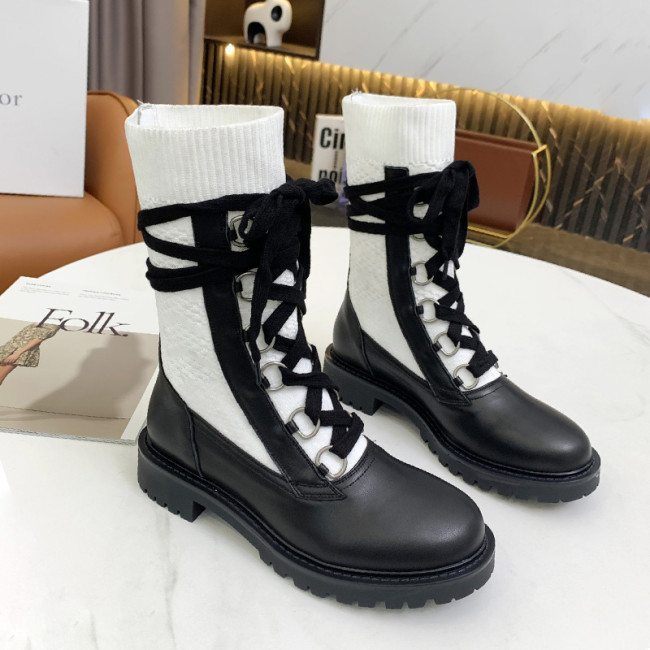 Dior Women Shoes Boots Luxury Brand Design Ankle Boots Length Fashion Typewith Original Box Whatapp