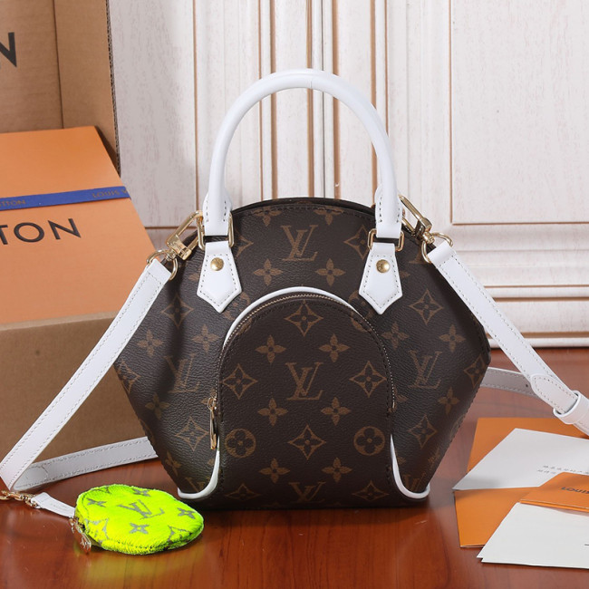 Louis Vuitton Womens Bags Handbags Luxury Brand ELLIPSE BB M20752 Monogram coated canvas with Original Box Whatapp