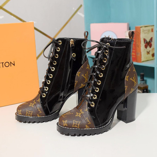 Louis Vuitton Women Shoes Boots STAR TRAIL ANKLE BOOT Luxury Brand Fashion Ankle Boots Whatapp