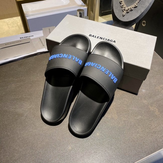 Balenciaga Men Womens Shoes POOL SLIDE SANDAL Whatapp