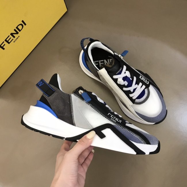 Fendi Mens Shoes Fashion Sneakers Luxury Brand Casual Shoes for Men with Original Box Whatapp