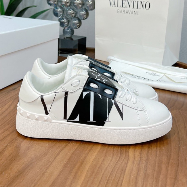 Valentino Men Shoes Fashion Design Luxury Brand OPEN SNEAKER WITH VLTN PRINT with Original Box WY0S0830BLUA01 Whatapp