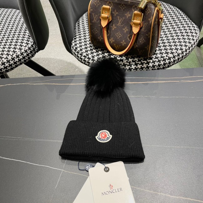 Moncler Mens Womens Hats Luxury Brand Design Moncler Knit Hat with Original Box