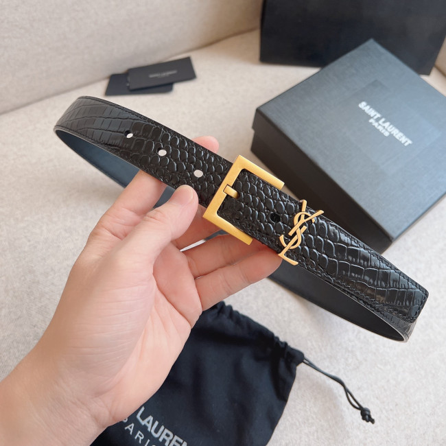 Saint Laurent YSL Womens Belt Luxury Brand Women Belts Luxury Brand with Original Box Whatapp