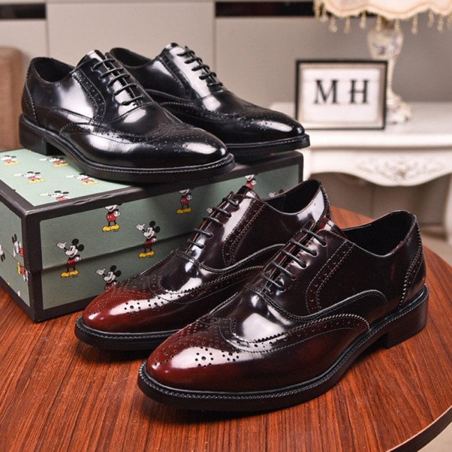 Gucci Mens Shoes Leather Design Luxury Brand Business Dress Shoes for Men with Original Box Whatapp