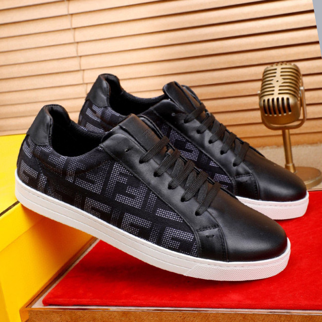 Fendi Mens Shoes Fashion Sneakers Luxury Brand Casual Shoes for Men with Original Box Whatapp