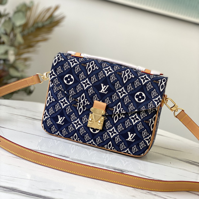 Louis Vuitton Womens Bags Crossbody Bag SINCE 1854 POCHETTE MÉTIS Blue Luxury Brand Messenger Shoulder Bags with Original Box M57395 Whatapp